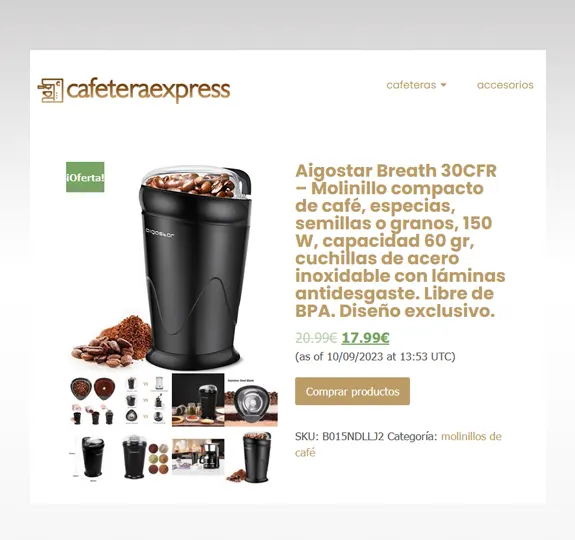 Cafeteraexpress.club Website Temática