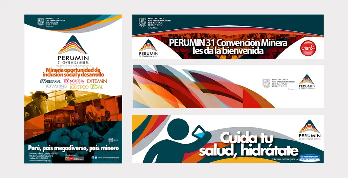 PERUMIN Convención Minera piezas graficas perumin 2